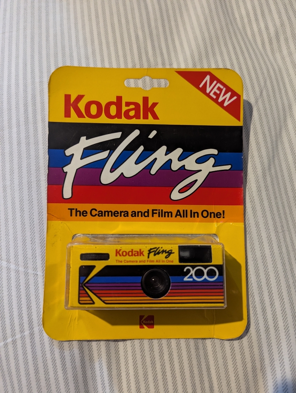 New Kodak Fling 200 Disposable Camera Single Use Film Vintage